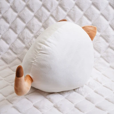 Gambar Ataru Bantal Sofa Polyester Cat Round 30x30 cm - Putih