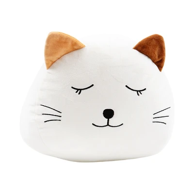 Gambar Ataru Bantal Sofa Polyester Cat Round 30x30 cm - Putih