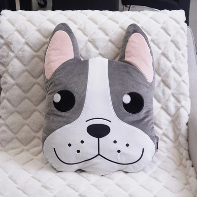 Gambar Ataru Bantal Sofa Polyester Frenchie Face - Mix