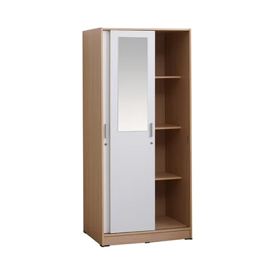 Gambar Informa Giorana Set Kamar Tidur Maple - Putih/Cokelat Oak