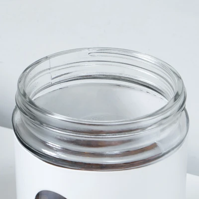 Gambar Informa Halston Stoples Kaca 600 ml - Putih