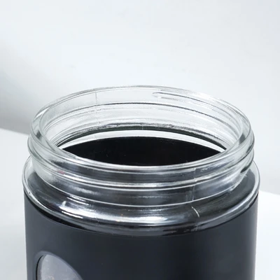 Gambar Informa Halston Stoples Kaca 600 ml - Hitam