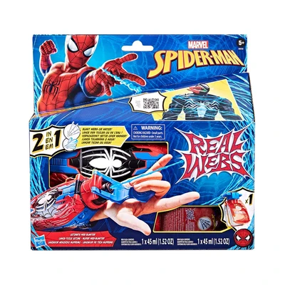 Gambar Spiderman Roleplay Ultimate Real Webs Blaster 2in1 F8734