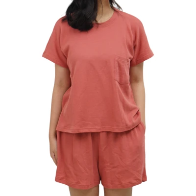 Gambar Ataru Set Loungewear Wanita - Merah Terracotta