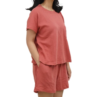Gambar Ataru Set Loungewear Wanita - Merah Terracotta