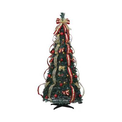 Gambar Noelle 180 cm Pohon Natal Christmas Prelit Pop Up - Merah