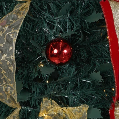 Gambar Noelle 180 cm Pohon Natal Christmas Prelit Pop Up - Merah