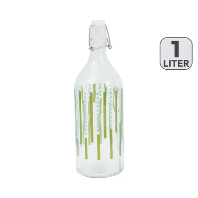 Gambar Delicia Botol Kaca Swing Dotline 1 Liter Transparan