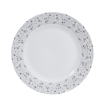 Gambar Delicia Perlengkapan Makan Greystone Set 8 pcs - Putih