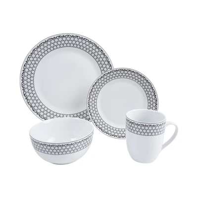 Gambar Delicia Perlengkapan Makan Honeycomb Set 8 pcs - Putih