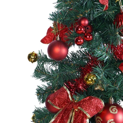 Gambar Noelle 180 cm Pohon Natal Christmas Canadian - Merah