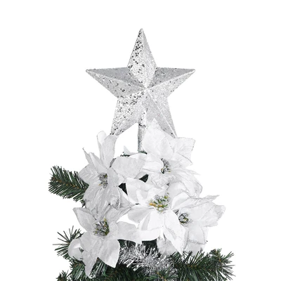 Gambar Noelle 180 cm Pohon Natal Christmas Canadian - Silver