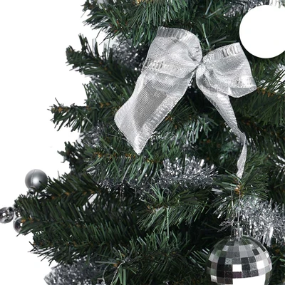 Gambar Noelle 180 cm Pohon Natal Christmas Canadian - Silver
