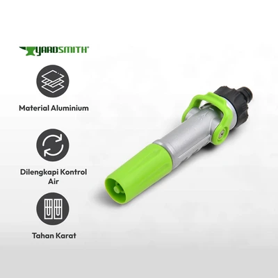 Gambar Yardsmith Kepala Selang Adjustable Twist Aluminium