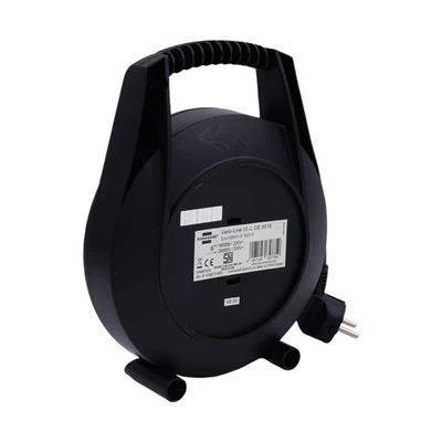 Gambar Brennenstuhl Vario Line Kabel Roll 4 Soket 5 Meter - Hitam/Putih
