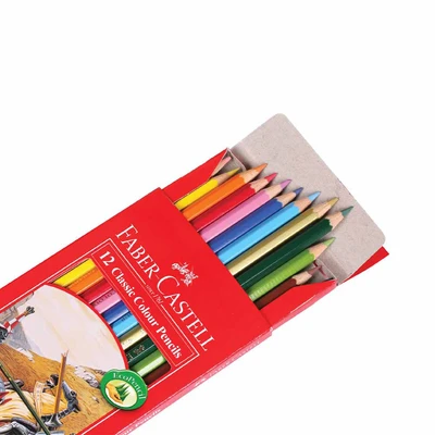 Gambar Faber Castell Set 12 Pcs Pensil Warna Classic 115852