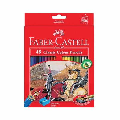 Gambar Faber Castell Set 48 Pcs Pensil Warna Classic 115858