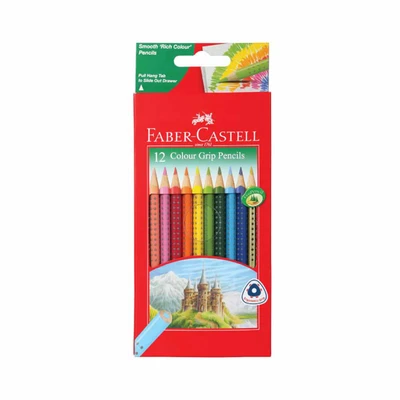 Gambar Faber Castell Set 12 Pcs Pensil Warna Grip 116252