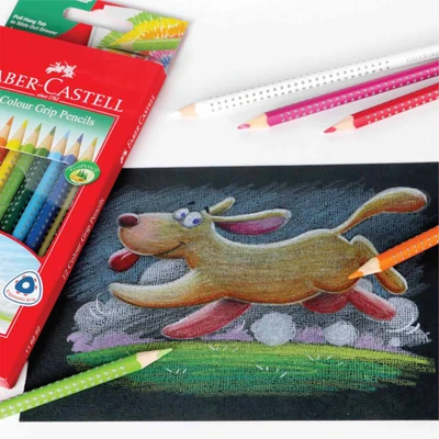 Gambar Faber Castell Set 12 Pcs Pensil Warna Grip 116252