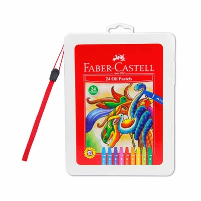 Gambar Faber Castell Set 24 pcs Oil Pastel Hexagonal 120089A