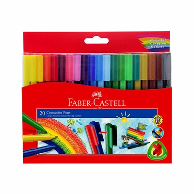 Gambar Faber Castell Set 20 Pcs Spidol Connector 11200advdcb