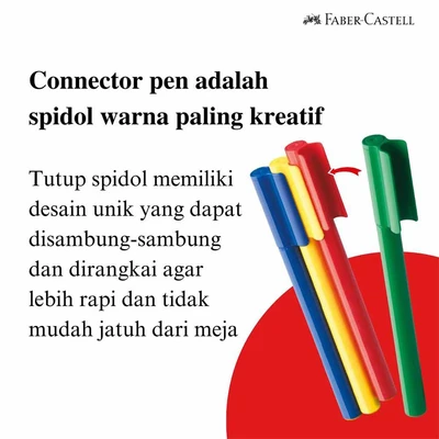 Gambar Faber Castell Set 20 Pcs Spidol Connector 11200advdcb