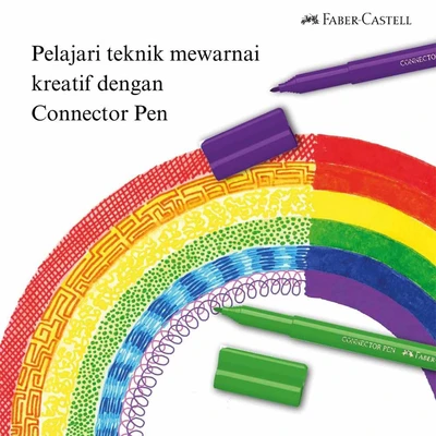 Gambar Faber Castell Set 30 Pcs Spidol Connector 155051dvdcb