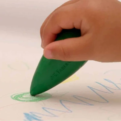 Gambar Faber Castell Set 4 Pcs Crayon Easy Grasp Bulb 122604