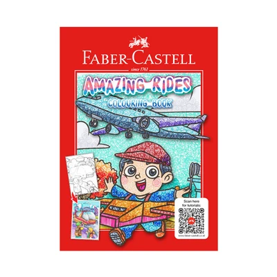 Gambar Faber Castell Buku Gambar Mewarnai Amazing Rides 104025