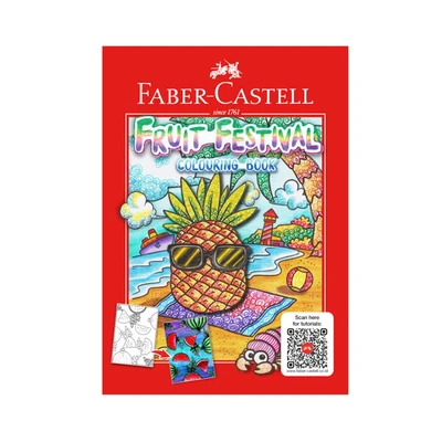 Gambar Faber Castell Buku Mewarnai Fruit Festival 104023