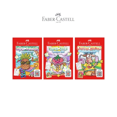 Gambar Faber Castell Buku Mewarnai Fruit Festival 104023