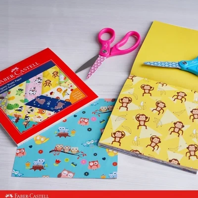 Gambar Faber Castell 15x15 Cm Set 50 Pcs Origami Animal Series