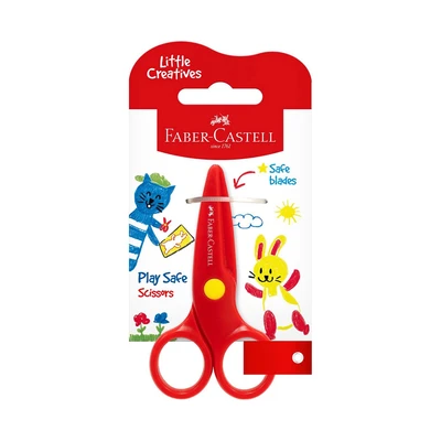 Gambar Faber Castell Gunting Anak Play Safe - Merah