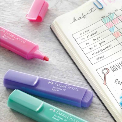 Gambar Faber Castell Spidol Highlighter Pastel 46 - Ungu Lilac