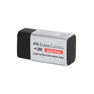 Gambar Faber Castell Set 4 Pcs Ukuran S Penghapus 7199 - Hitam