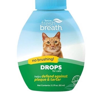 Gambar Tropiclean Fresh Breath Drops Kucing 65 ml