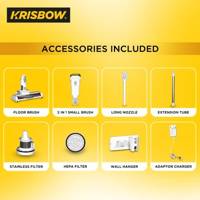 Gambar Krisbow Vacuum Cleaner Dry Cordless Stick FRVCDB120W