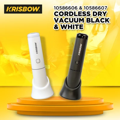 Gambar Krisbow Vacuum Cleaner Dry Cordless 65 Watt - Putih