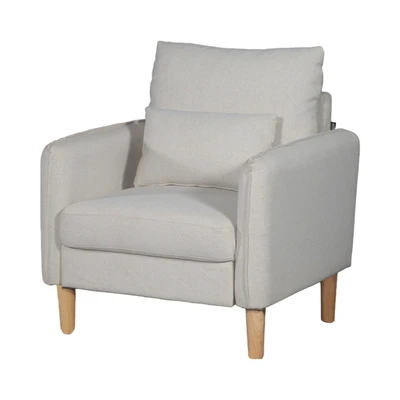 Gambar Informa Kimi Set Sofa Fabric 1 & 3 Seater - Krem