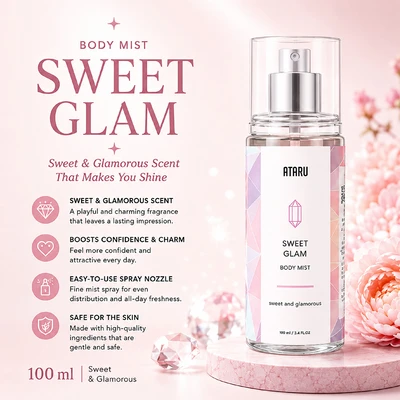 Gambar Ataru Body Mist Sweet Glam 100 ml