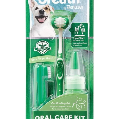 Gambar Tropiclean Fresh Breath Oral Care Kit Anjing Small