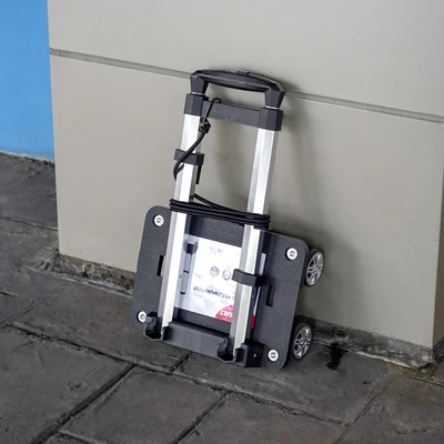 Gambar Maxbuilt Troli Barang Lipat 50 Kg - Hitam