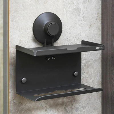 Gambar Stora Holder Tisu Toilet Multifungsi Dengan Suction