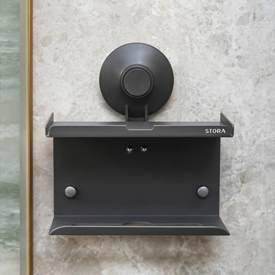 Gambar Stora Holder Tisu Toilet Multifungsi Dengan Suction