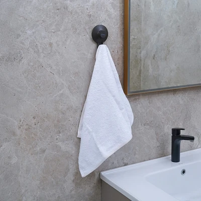 Gambar Stora Gantungan Dinding Kamar Mandi Dengan Suction - Abu-Abu Gunmetal