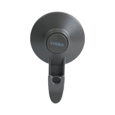 Gambar Stora Gantungan Dinding Kamar Mandi Dengan Suction - Abu-Abu Gunmetal