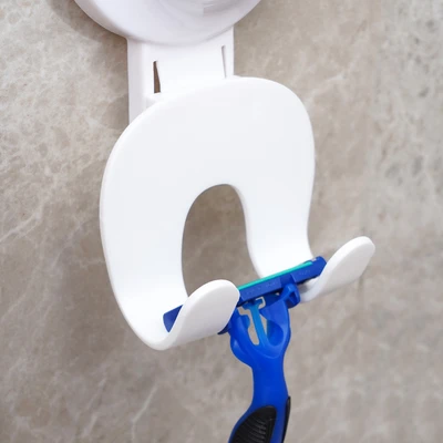 Gambar Stora Tempat Pisau Cukur Dengan Suction - Putih