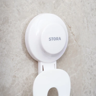 Gambar Stora Tempat Pisau Cukur Dengan Suction - Putih