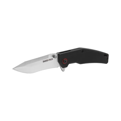 Gambar Swiss Tech Pisau Lipat ST014001 - Hitam/Silver
