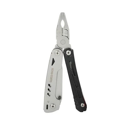 Gambar Swiss Tech Alat Saku Serbaguna 11 In 1 - Silver/Hitam